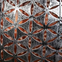 Lampe Solaire Samoao Led Cuivre, Noir, Argente, 1 Lumiere