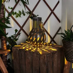 Lampe Solaire Soule Led Brun, 1 Lumiere