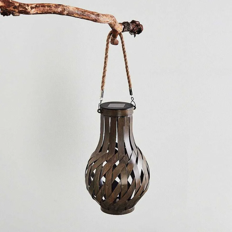 Lampe Solaire Soule Led Brun, 1 Lumiere