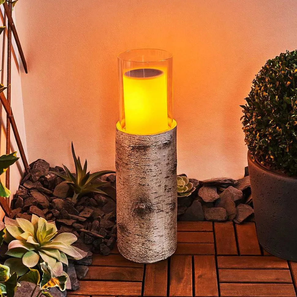 Lampe Solaire Tivedstorp Led Couleur Bois, 12 Lumieres