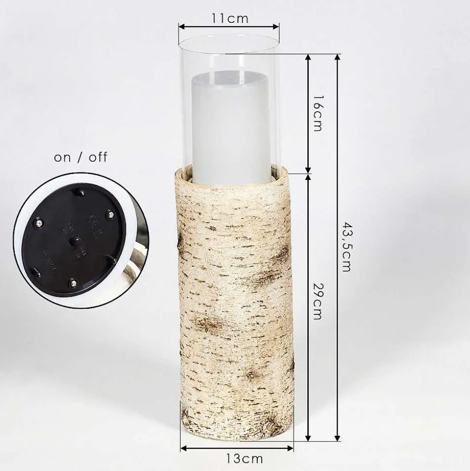 Lampe Solaire Tivedstorp Led Couleur Bois, 12 Lumieres