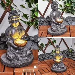 Lampe Solaire Valfurva Led Gris, Cuivre, 1 Lumiere