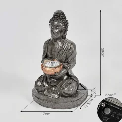 Lampe Solaire Valfurva Led Gris, Cuivre, 1 Lumiere