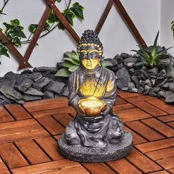 Lampe Solaire Valfurva Led Gris, Cuivre, 1 Lumiere