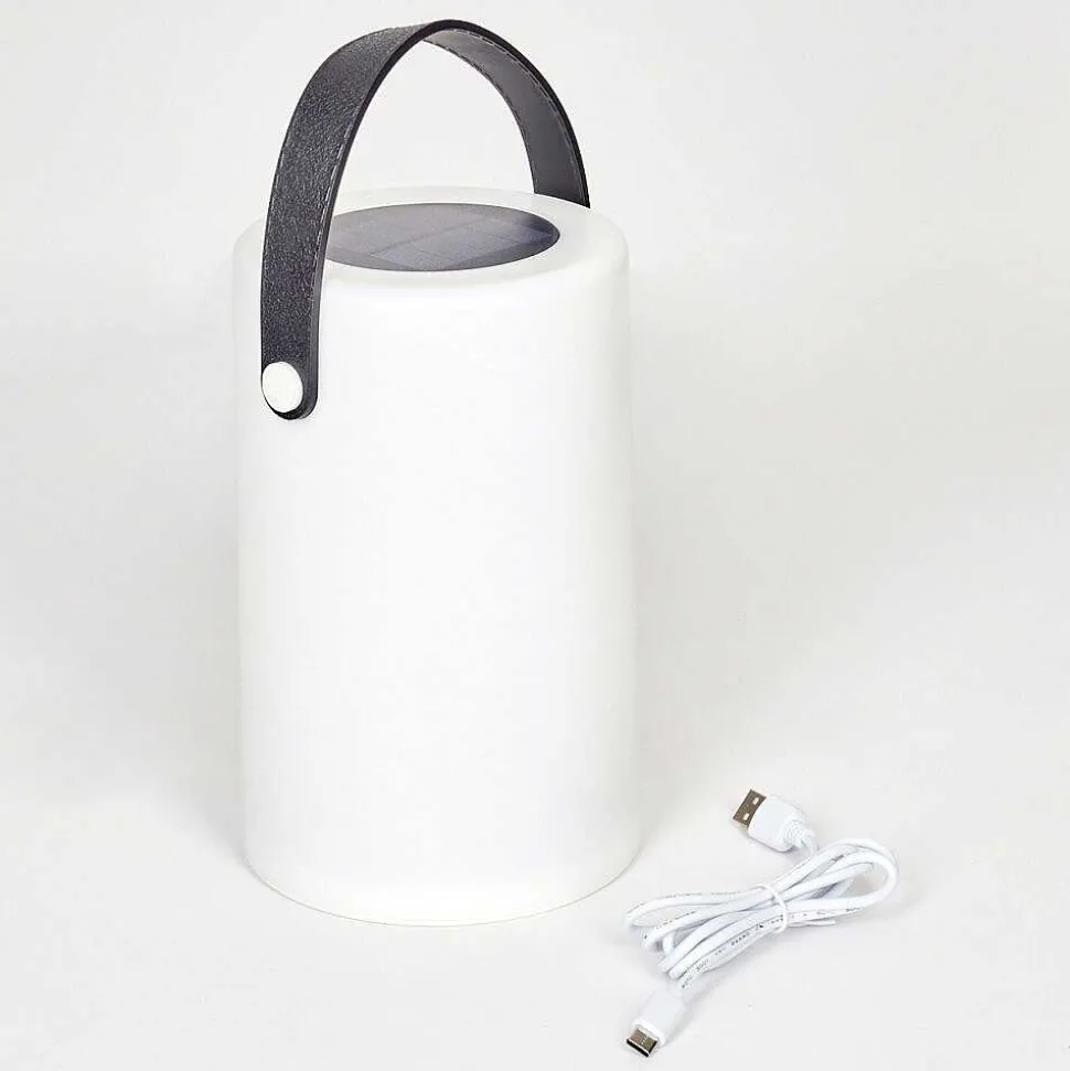 Lampe Solaires Acebal Led Noir, Blanc, 1 Lumiere, Changeur De Couleurs