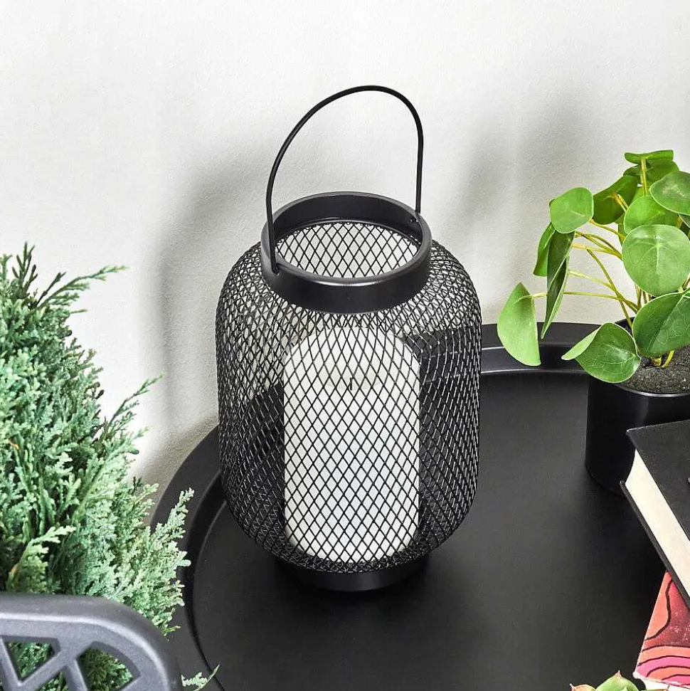 Lampe Solaires Anjullan Led Noir, 1 Lumiere