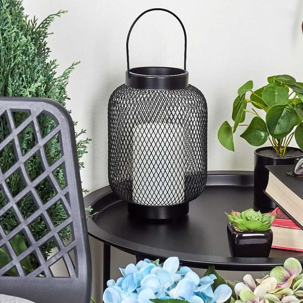 Lampe Solaires Anjullan Led Noir, 1 Lumiere