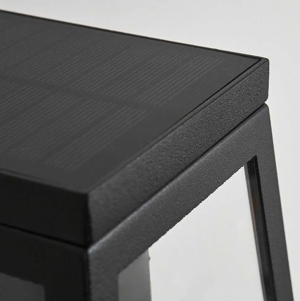 Lampe Solaires Juanico Led Noir, 1 Lumiere