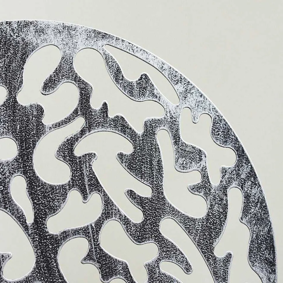 Lampe Solaires Kupa Led Noir, Argente, 2 Lumieres