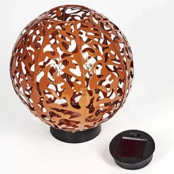 Lampe Solaires Leonard Led Noir, 1 Lumiere