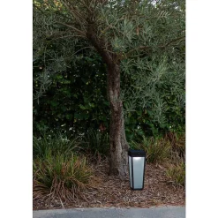 Lampe Solaires Lutec Dias Led Noir, 1 Lumiere, Detecteur De Mouvement, Changeur De Couleurs