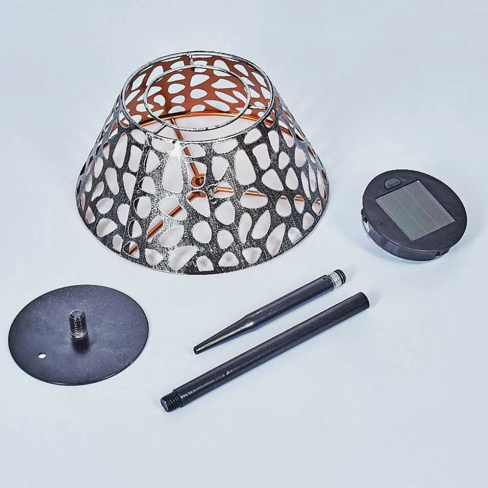 Lampe Solaires Moreland Led Noir, 1 Lumiere