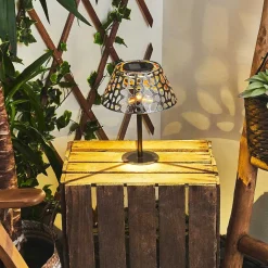 Lampe Solaires Moreland Led Noir, 1 Lumiere