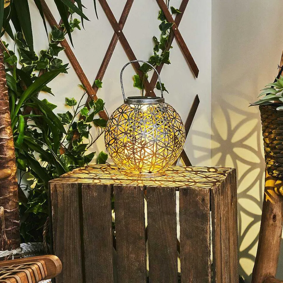 Lampe Solaires Moreland Led Cuivre, Noir, Argente, 1 Lumiere