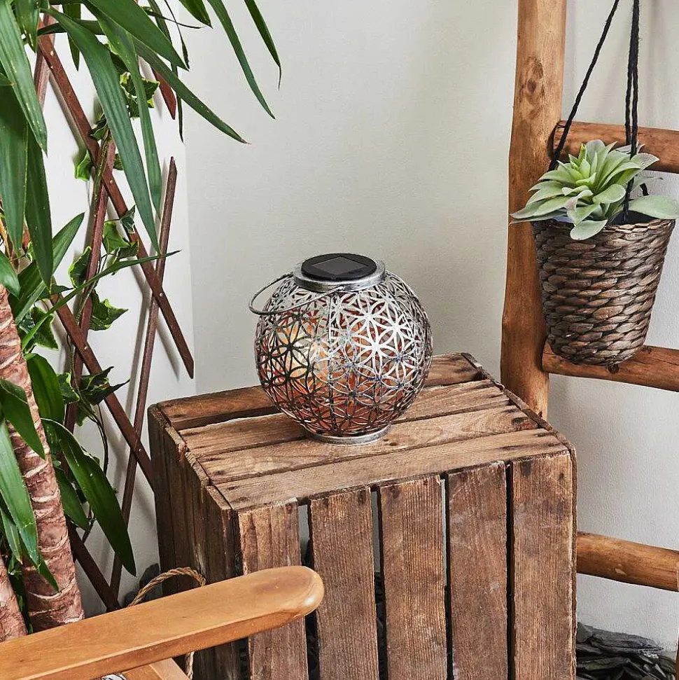 Lampe Solaires Moreland Led Cuivre, Noir, Argente, 1 Lumiere