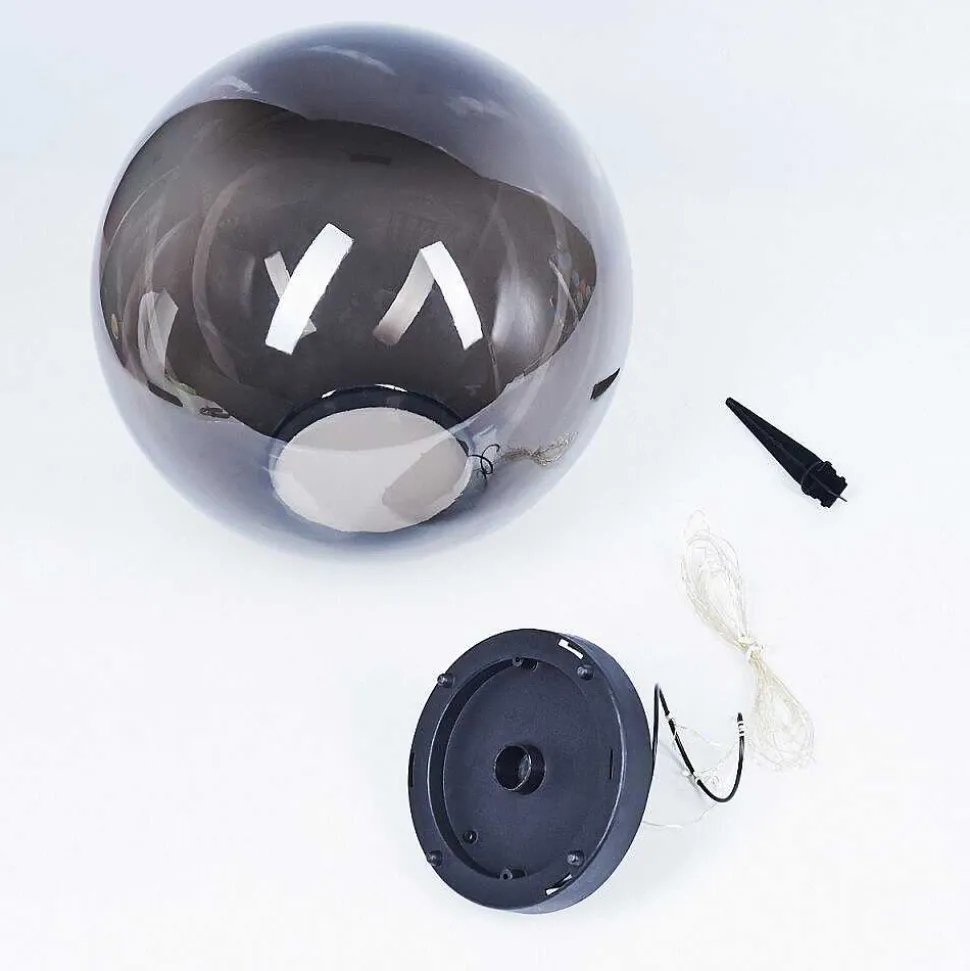 Lampe Solaires Pollenca Led Noir, 50 Lumieres