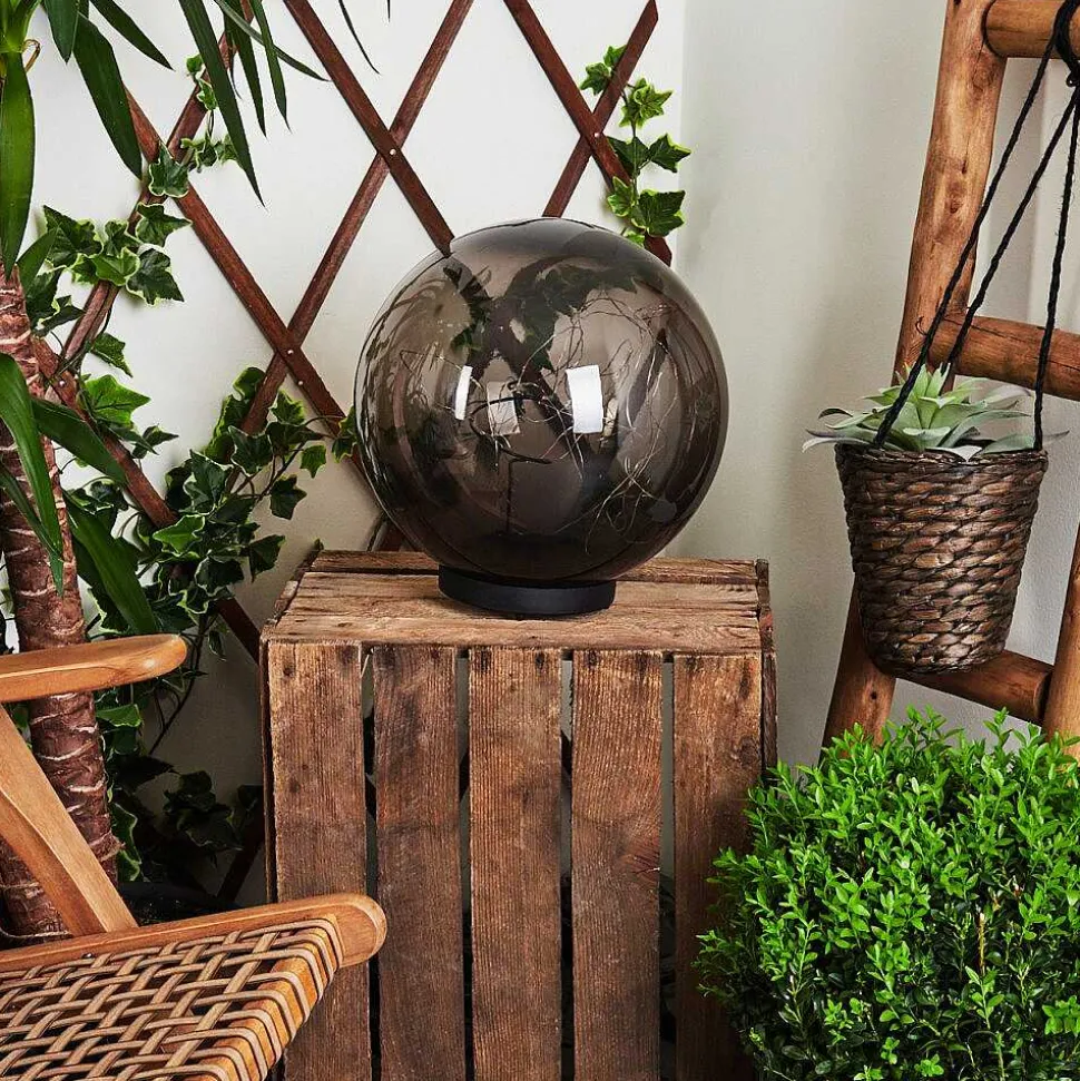 Lampe Solaires Pollenca Led Noir, 50 Lumieres