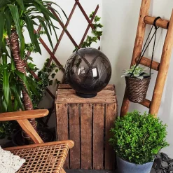 Lampe Solaires Pollenca Led Noir, 50 Lumieres