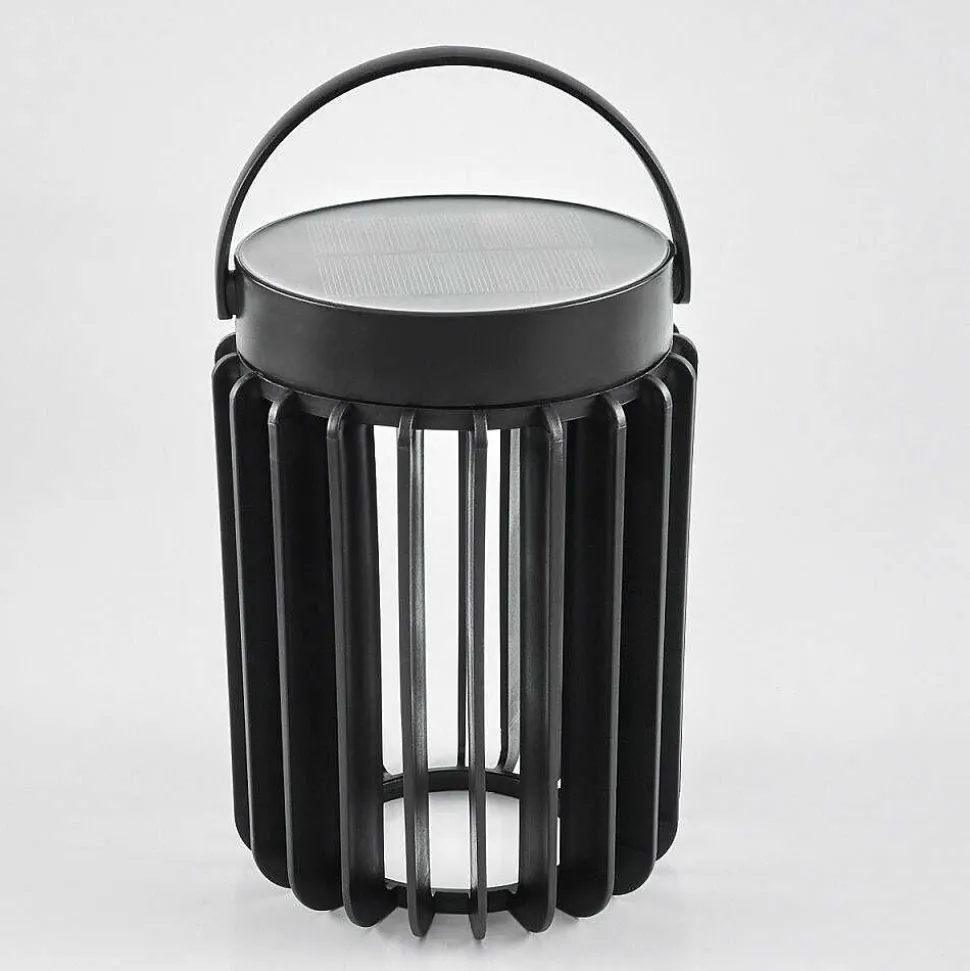 Lampe Solaires Rossina Led Noir, 1 Lumiere