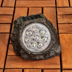 Lampe Solaires Sameo Led Brun, 8 Lumieres