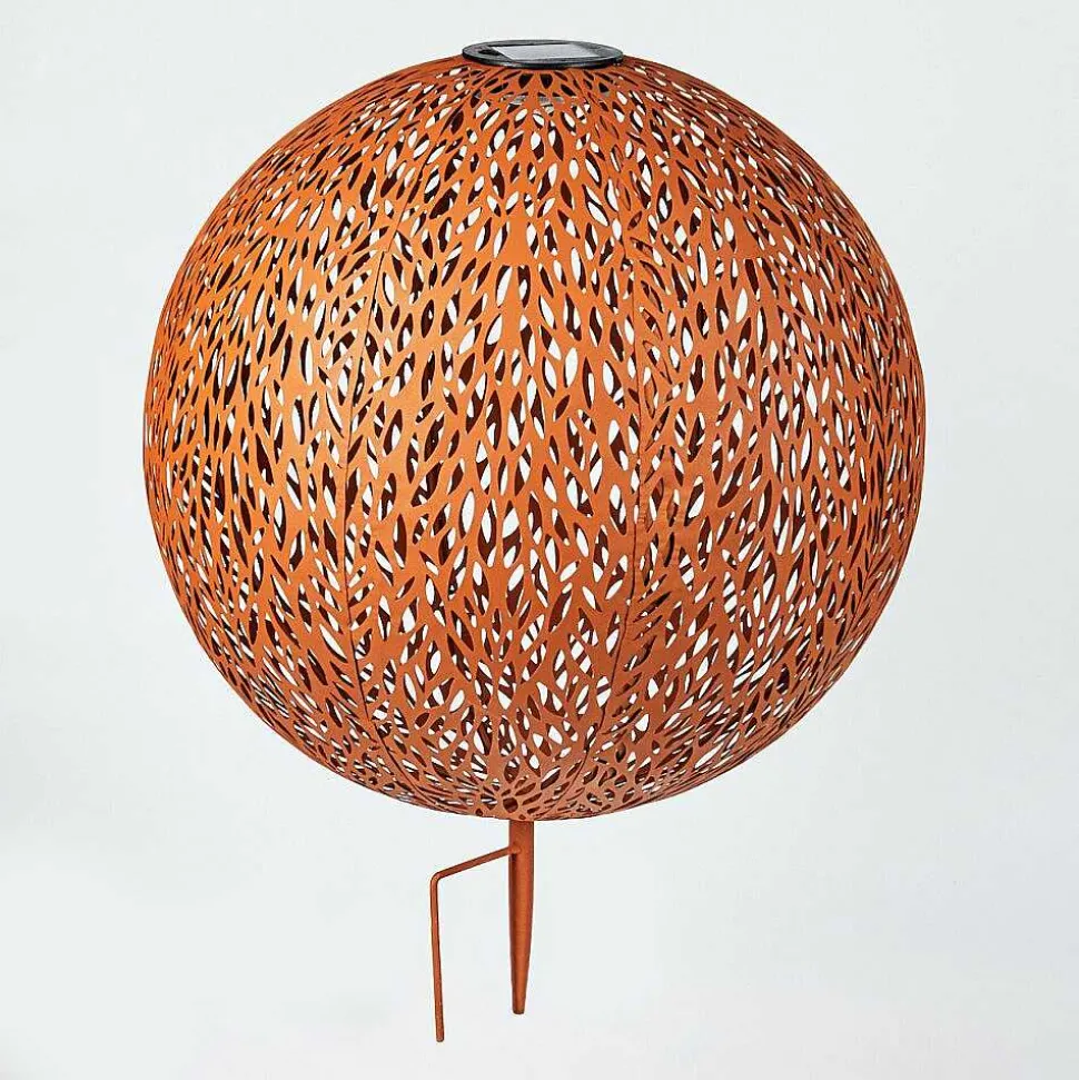 Lampe Solaires Samoao Led Rouille, Noir, 1 Lumiere