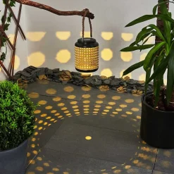 Lampe Solaires Sessivi Led Brun, Noir, 1 Lumiere