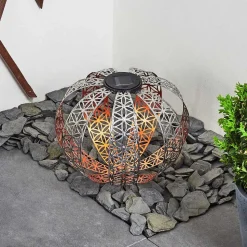 Lampe Solaires Wasalea Led Bronze, Noir, Argente, 1 Lumiere