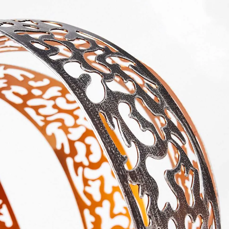 Lampe Solaires Wasalea Led Bronze, Noir, Argente, 1 Lumiere