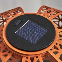 Lampe Solaires Wasalea Led Bronze, Noir, 1 Lumiere