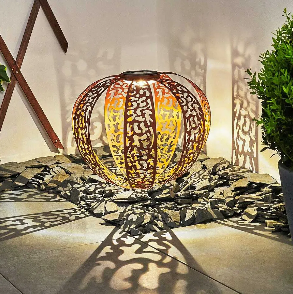 Lampe Solaires Wasalea Led Bronze, Noir, 1 Lumiere