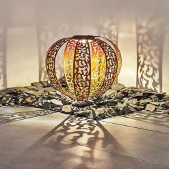 Lampe Solaires Wasalea Led Bronze, Noir, 1 Lumiere