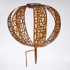 Lampe Solaires Wasalea Led Bronze, Noir, 1 Lumiere