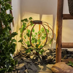 Lampe Solaires Yonkers Led Vert, Rouille, 1 Lumiere