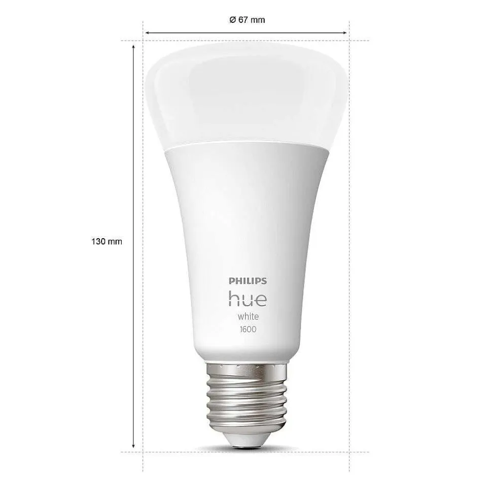 Led E27 15,5 Watt 2200 - 6500 Kelvin 1100 Lumen Philips Hue White