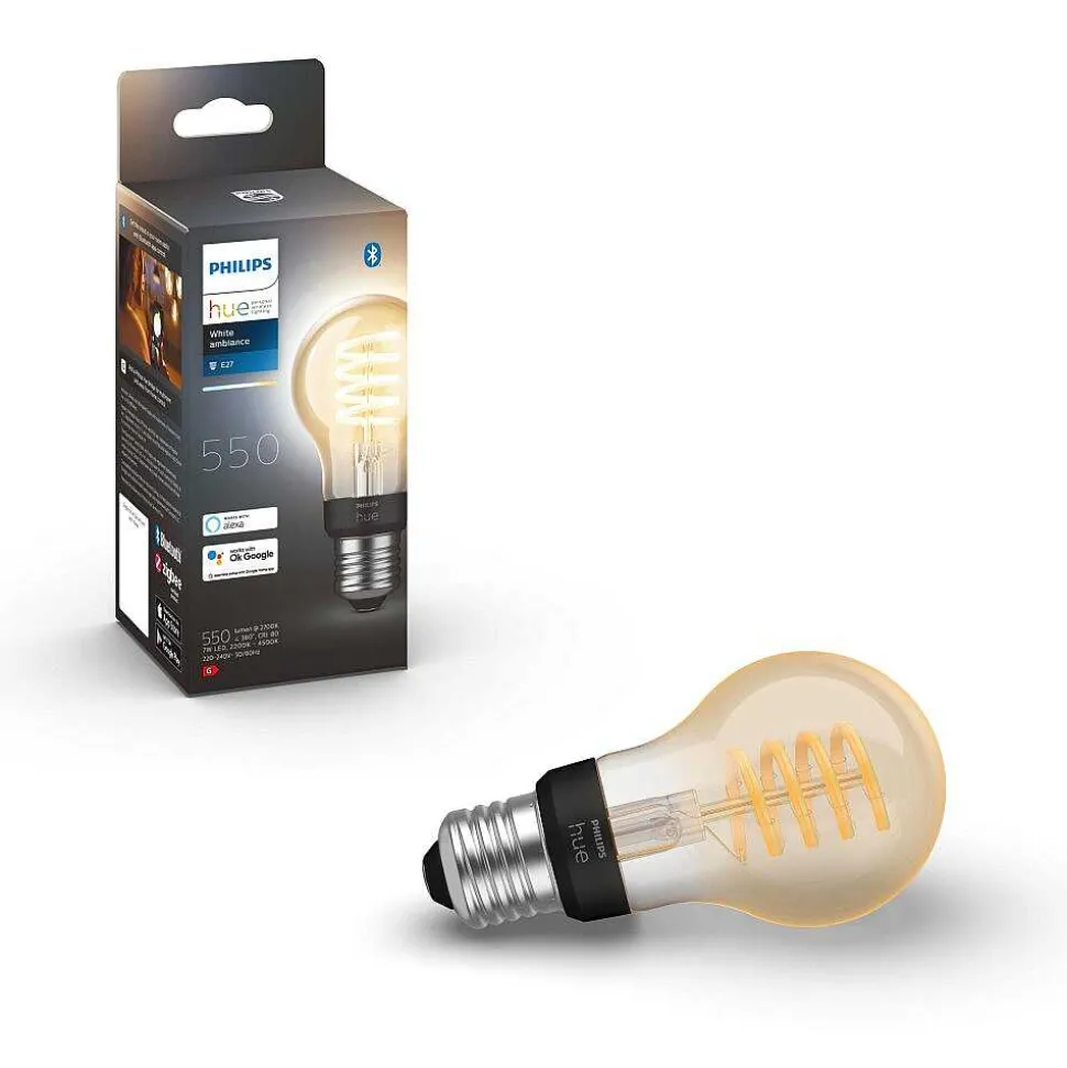 Led E27 7 Watt 2200 - 4500 Kelvin 550 Lumen Philips Hue White Ambiance