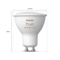 Led Gu10 5 Watt 2000 - 6500 Kelvin 230 Lumen Philips Hue White & Color Ambiance