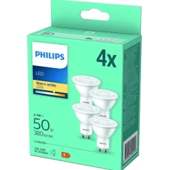 Led Gu10 4,7 Watt 2700 Kelvin 345 Lumen Philips