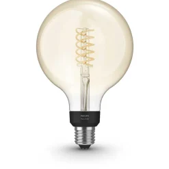 Led White Filament Globe E27 7 Watt 2100 Kelvin 600 Lumen Philips Hue