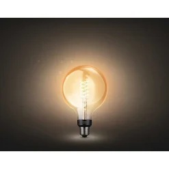 Led White Filament Globe E27 7 Watt 2100 Kelvin 600 Lumen Philips Hue