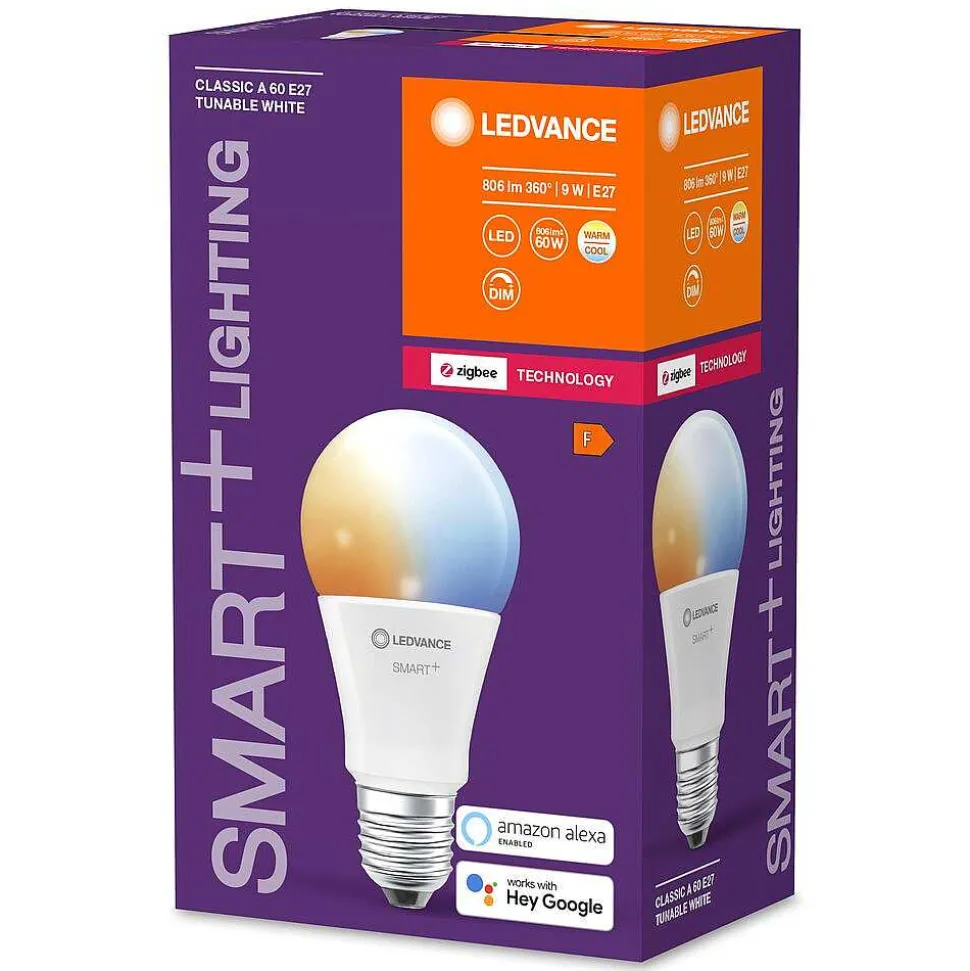 Ledvance Smart+ Led E27 9 Watt 2700-6500 Kelvin 806 Lumen