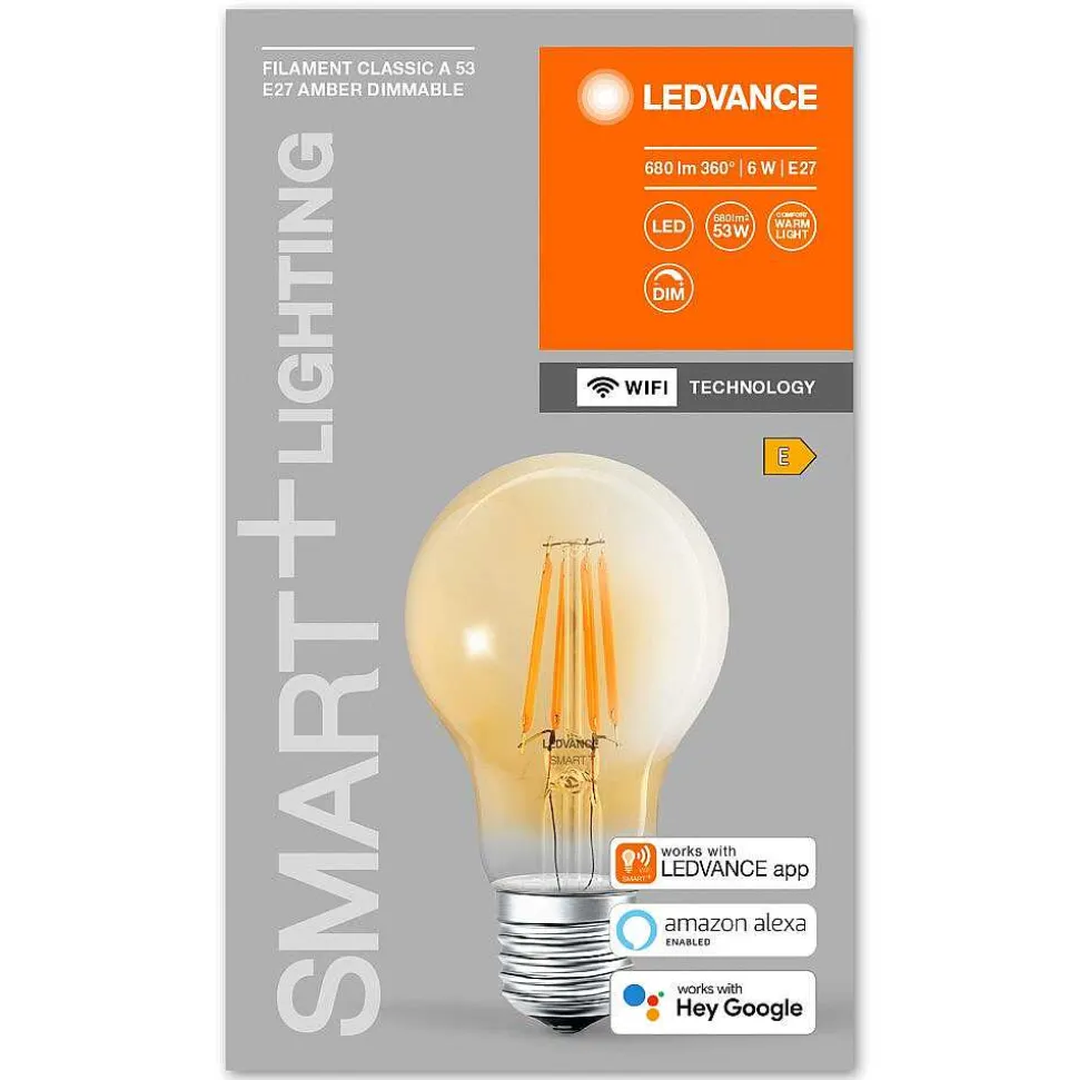Ledvance Smart+ Wifi Led E27 6 Watt 2400 Kelvin 680 Lumen