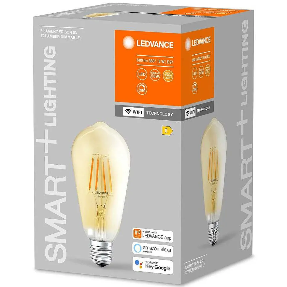 Ledvance Smart+ Wifi Led E27 6 Watt 2400 Kelvin 680 Lumen