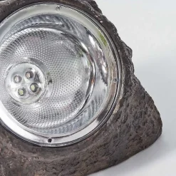 Lot De 3 Lampes Solaires Sameo Led Brun, 4 Lumieres