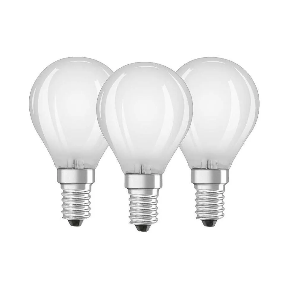 Lot De 3 Osram Led E14 4,5 Watt 2700 Kelvin 470 Lumen