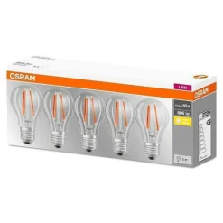 Lot De 5 Osram Led E27 7 Watt 2700 Kelvin 806 Lumen