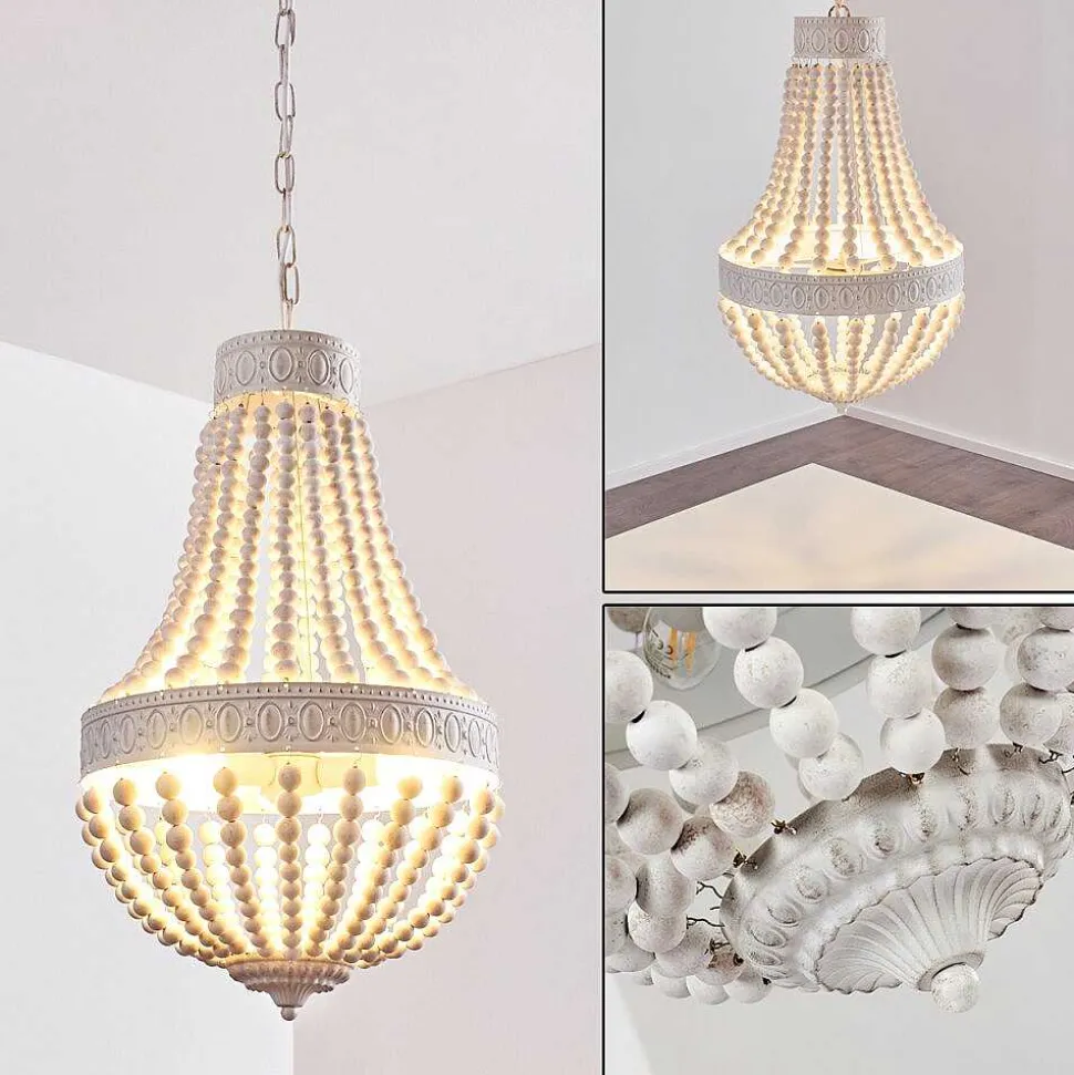 Lustre Ararat Blanc, 3 Lumieres