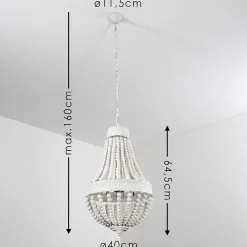 Lustre Ararat Blanc, 3 Lumieres