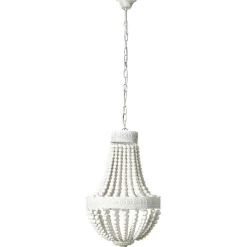 Lustre Brilliant Liba Blanc, 3 Lumieres