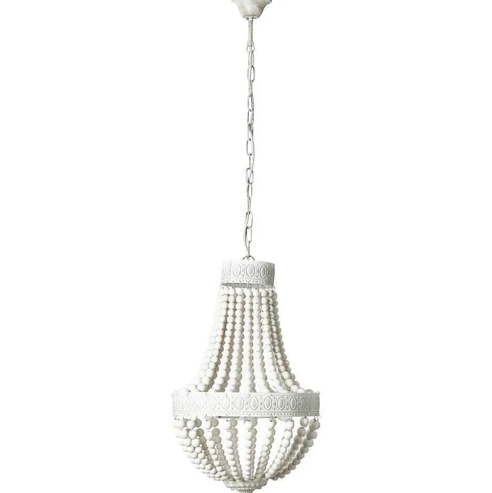 Lustre Brilliant Liba Blanc, 3 Lumieres