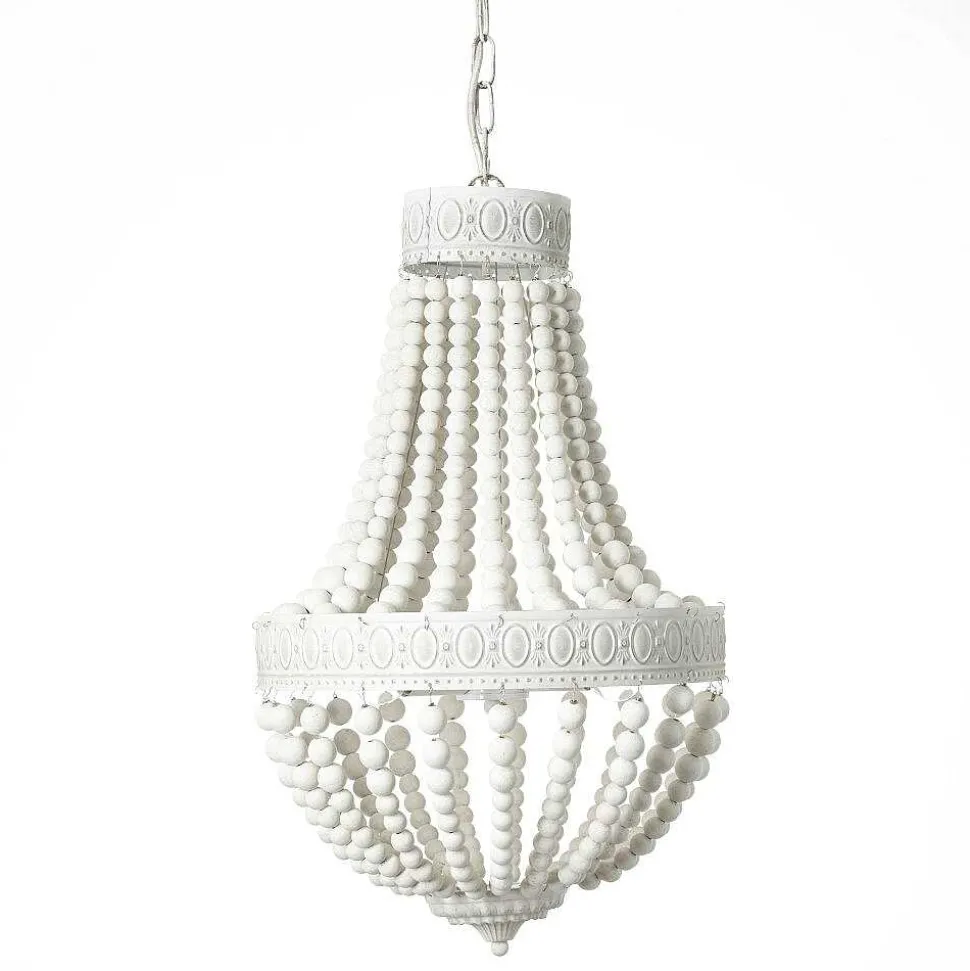 Lustre Brilliant Liba Blanc, 3 Lumieres